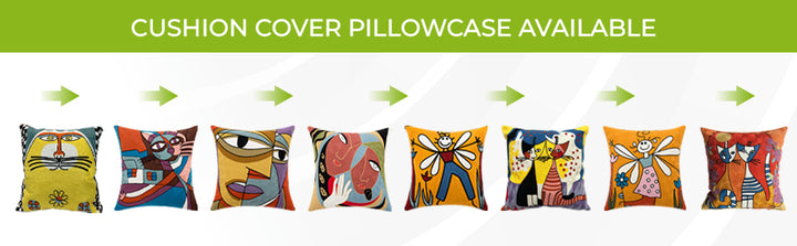 SimSam Family Picasso Inspired Cushion