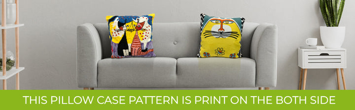 SimSam Family Picasso Inspired Cushion