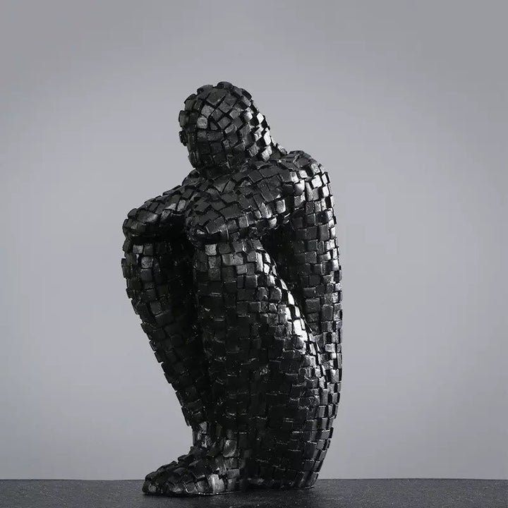 Thinking Man Statue 12