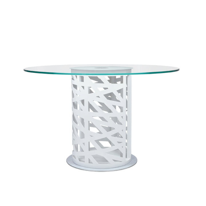 Timmy Modern Glass Dining Table