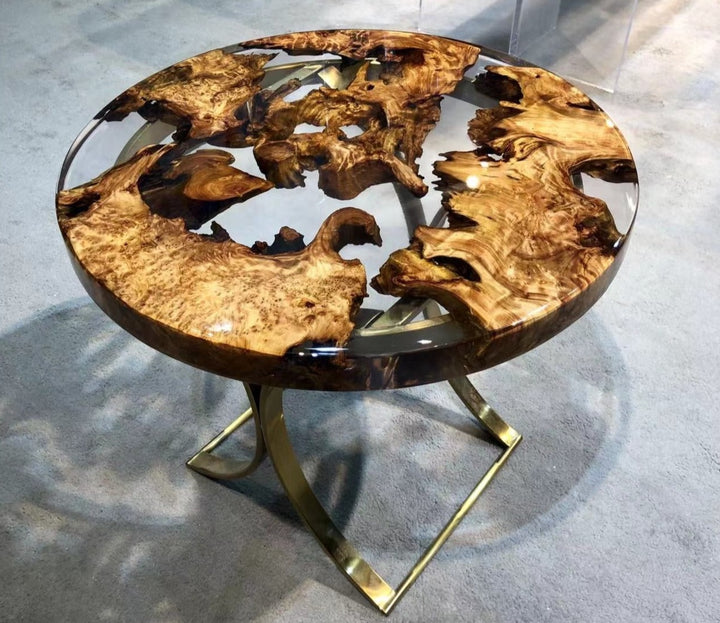 Live Edge Epoxy Resin Coffee Table