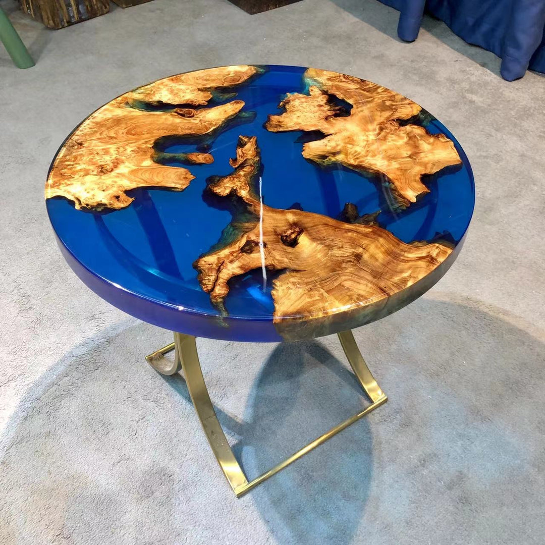 Live Edge Epoxy Resin Coffee Table