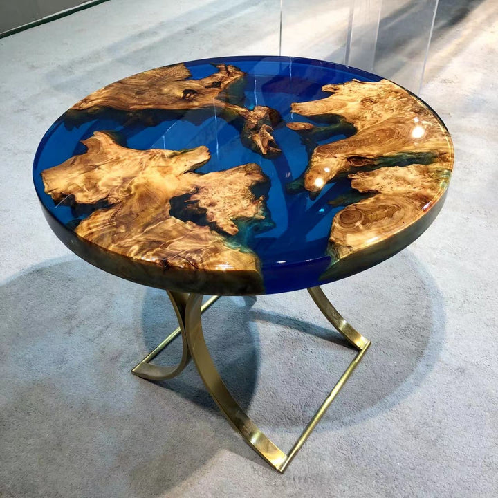 Live Edge Epoxy Resin Coffee Table