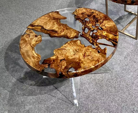 Live Edge Epoxy Resin Coffee Table