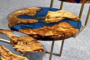 Live Edge Epoxy Resin Coffee Table