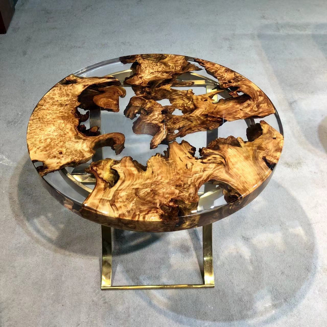 Live Edge Epoxy Resin Coffee Table