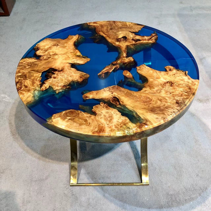 Live Edge Epoxy Resin Coffee Table